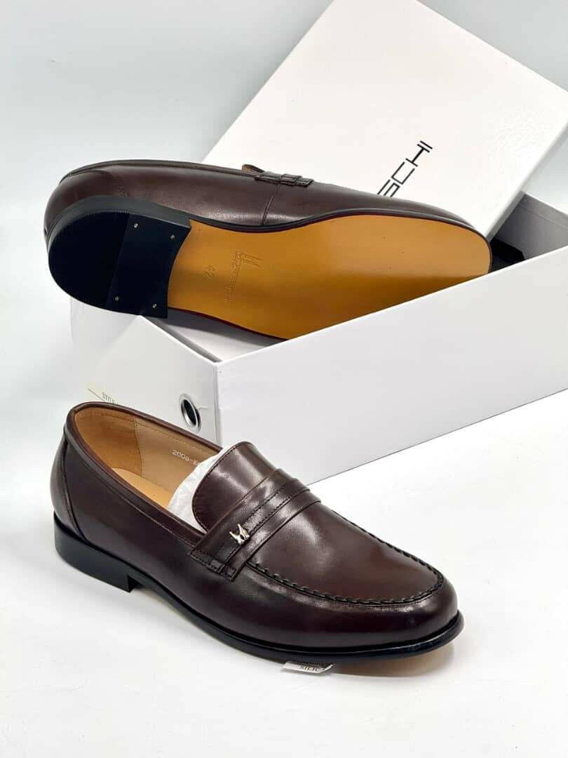 Brown office shoes
