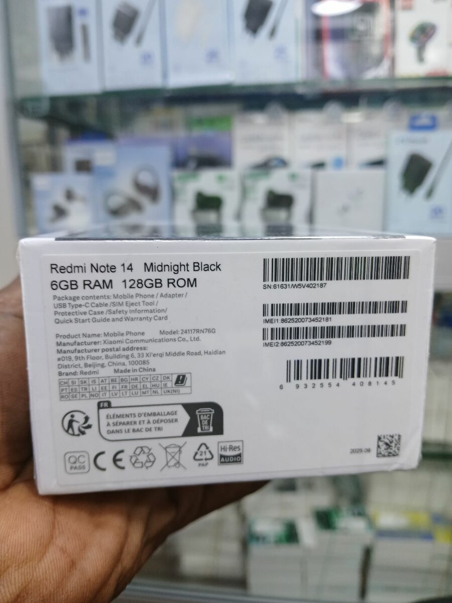 Smartphone Redmi Note 14 128GB