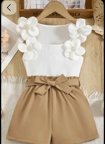 Combi-fleur été élégante