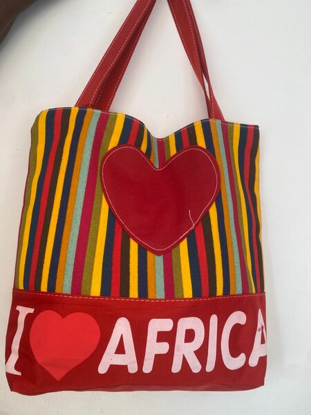Sac cabas africain coloré