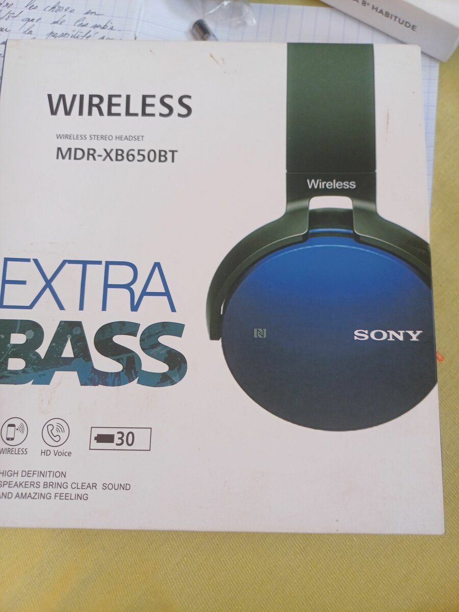Casque Bluetooth Sony