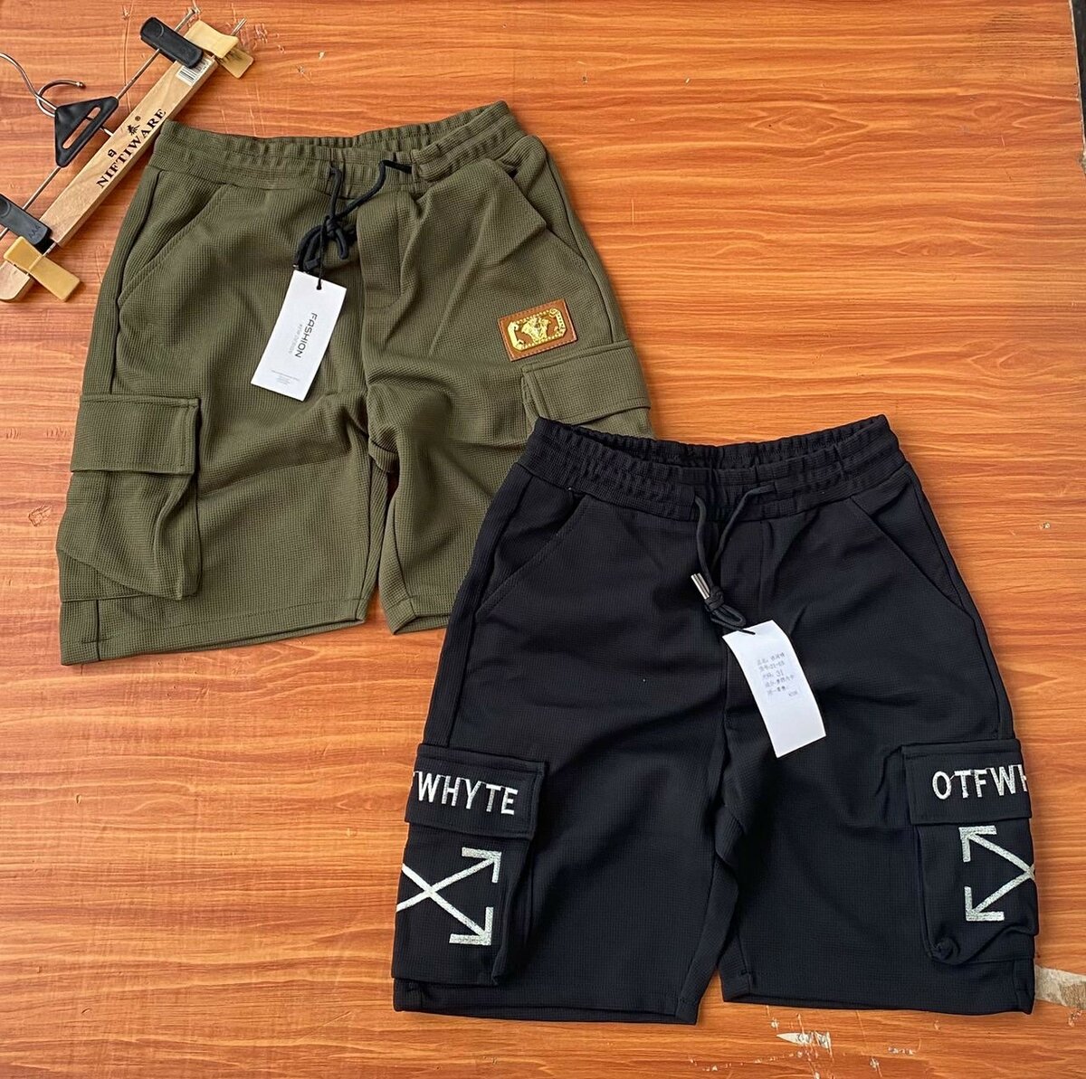 BRANDED BUMPER SHORTS