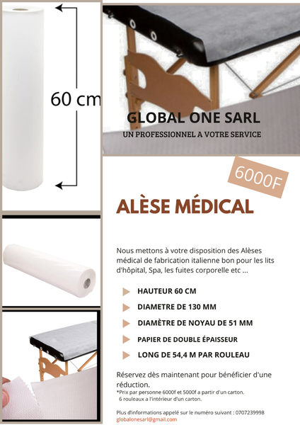 Alèse Médicale en Rouleau