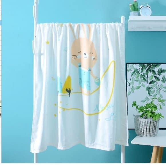 Muslin Baby Blanket rabbit