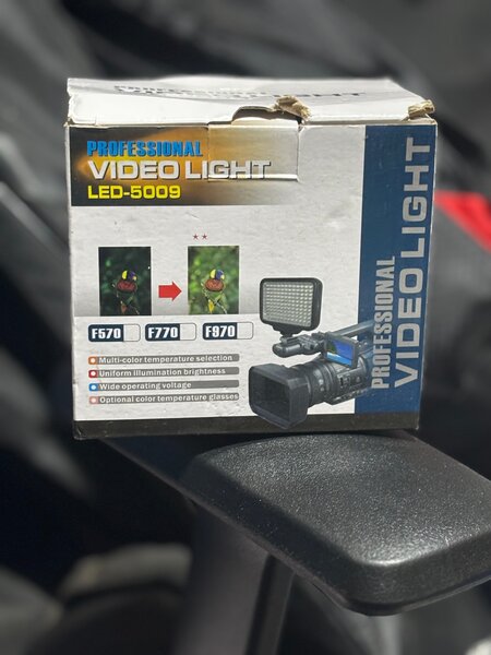 Lumière Vidéo LED-5009 Professionnelle