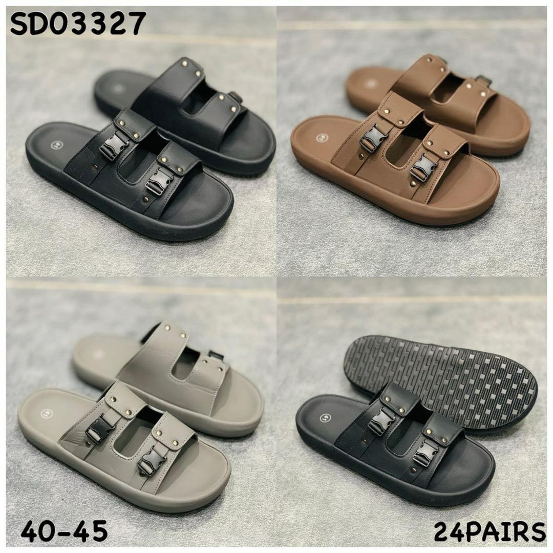 Luxury Double Strap Slide