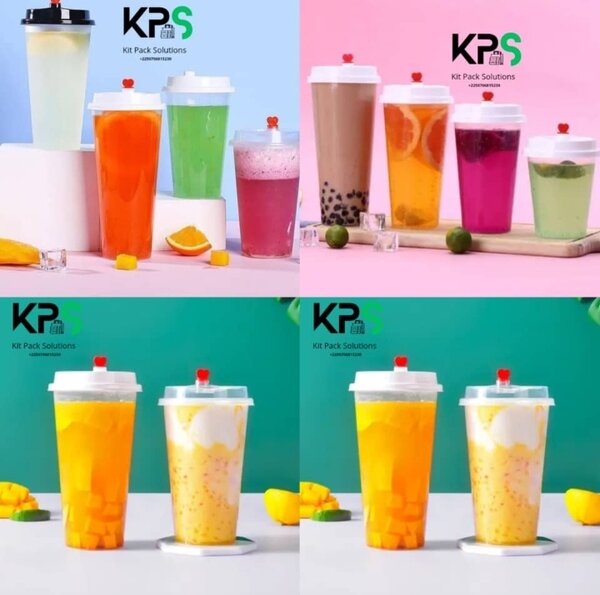 Cup à jus+ fermoir coeur rouge