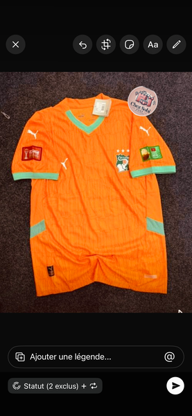 Maillot Équipe Côte d'Ivoire