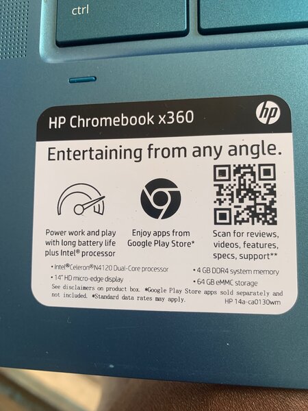 HP Chromebook x360