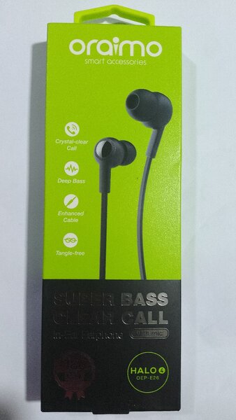 Écouteurs filiaire ORAIMO E26 noir original