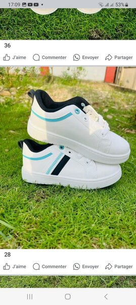 Sneakers blancs unisexes