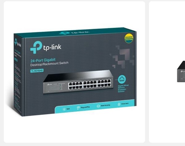 Switch Gigabit 24 Ports TP-Link