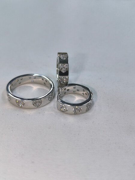 Серебряный комплект