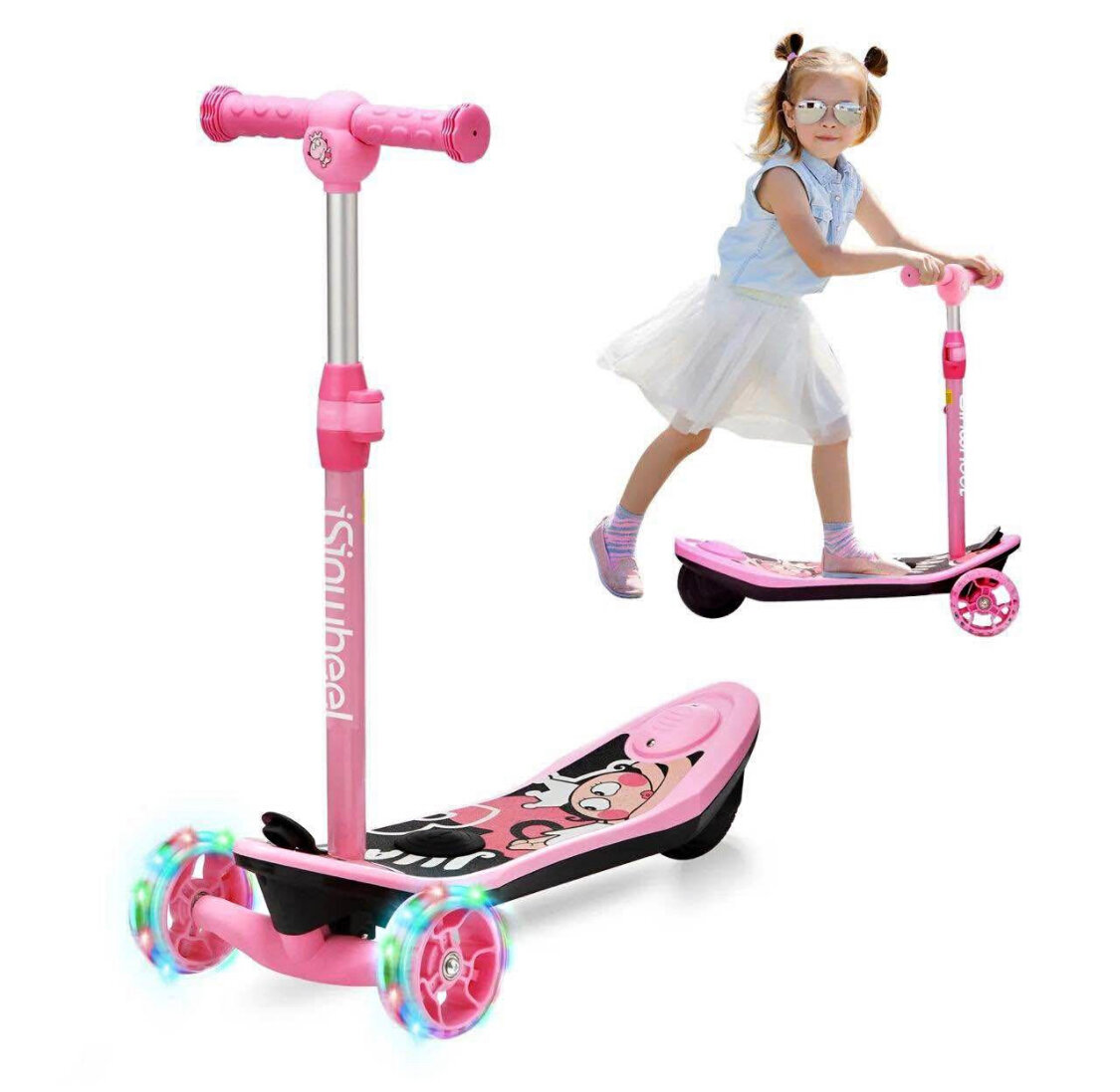 Trottinette enfant LED pliable