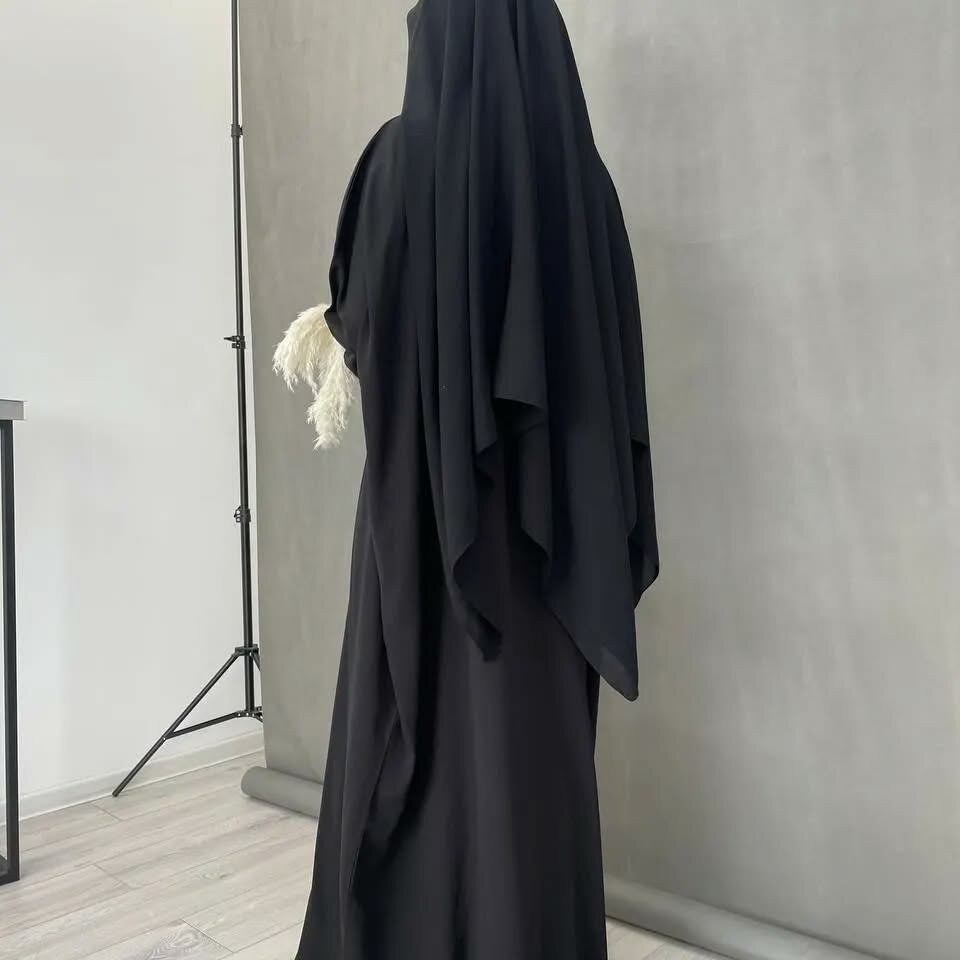 Широкое платье «Абая»+ никаб на завязке