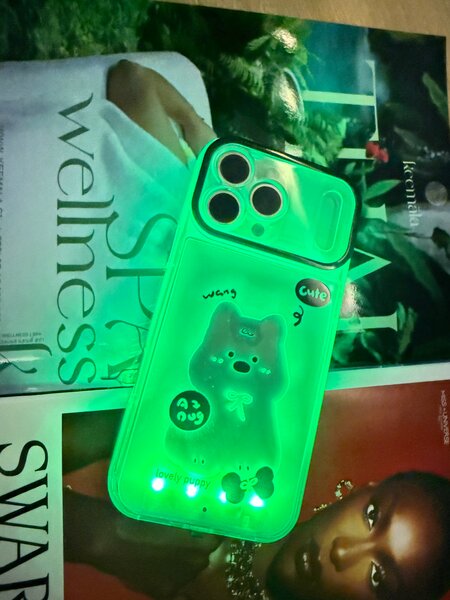 Coque LED mignonne pour smartphone