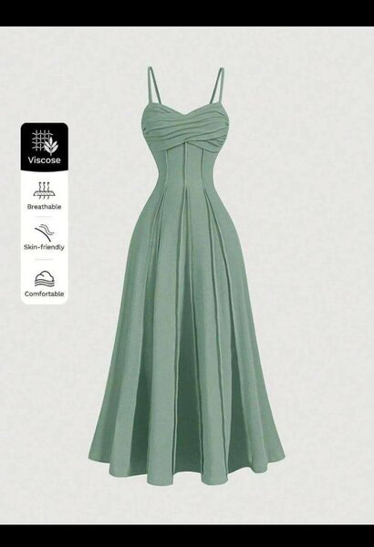 Robe d'été en viscose respirante