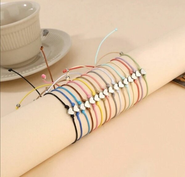 Bracelets en forme de cœur