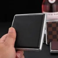 Men Leather Waterproof Cigarette Case