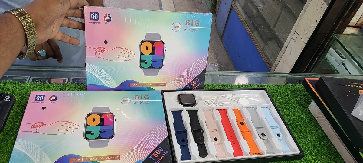 Smart watch T500 ultimate 7 straps