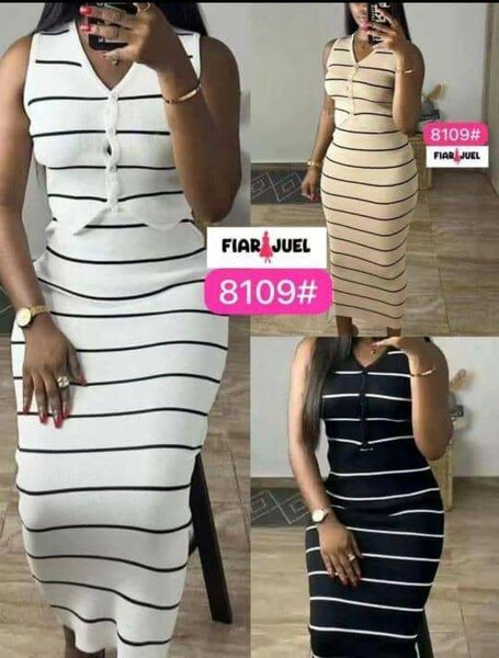 Robe à rayures élégante