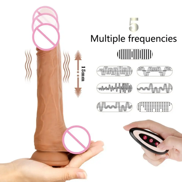 Vibromasseur Chauffant Télécommandé