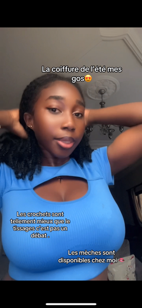 Crochets cheveux bouclés