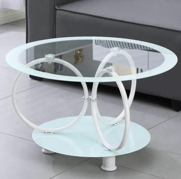 Table basse design en verre