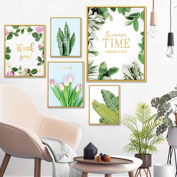 Beautiful flower wall sticker