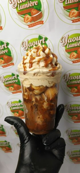 Boule neige Chantilly caramel