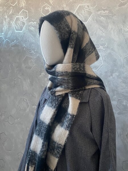 Шарф шерстяной из 100% шерсти