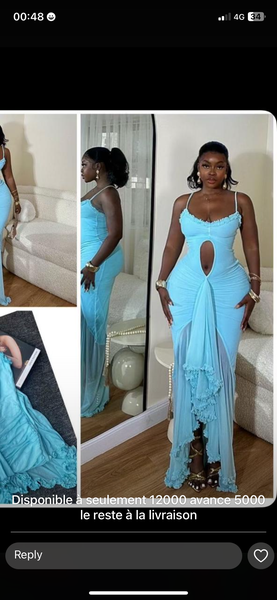 Robe élégante soirée femme