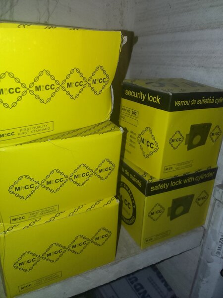 Verrou de sécurité avec cylindre