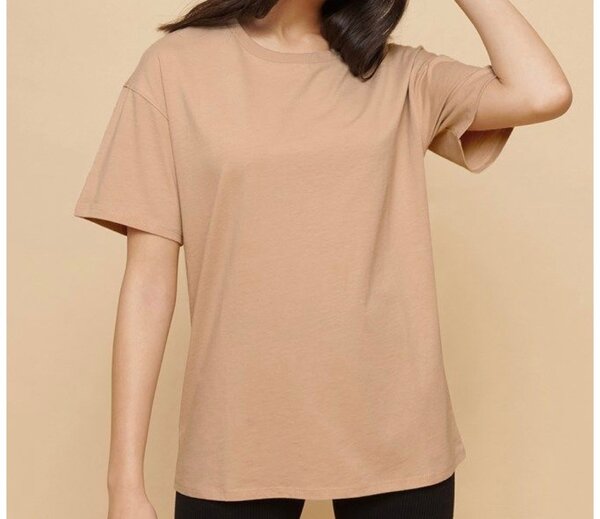 T-shirt beige unis sexe
