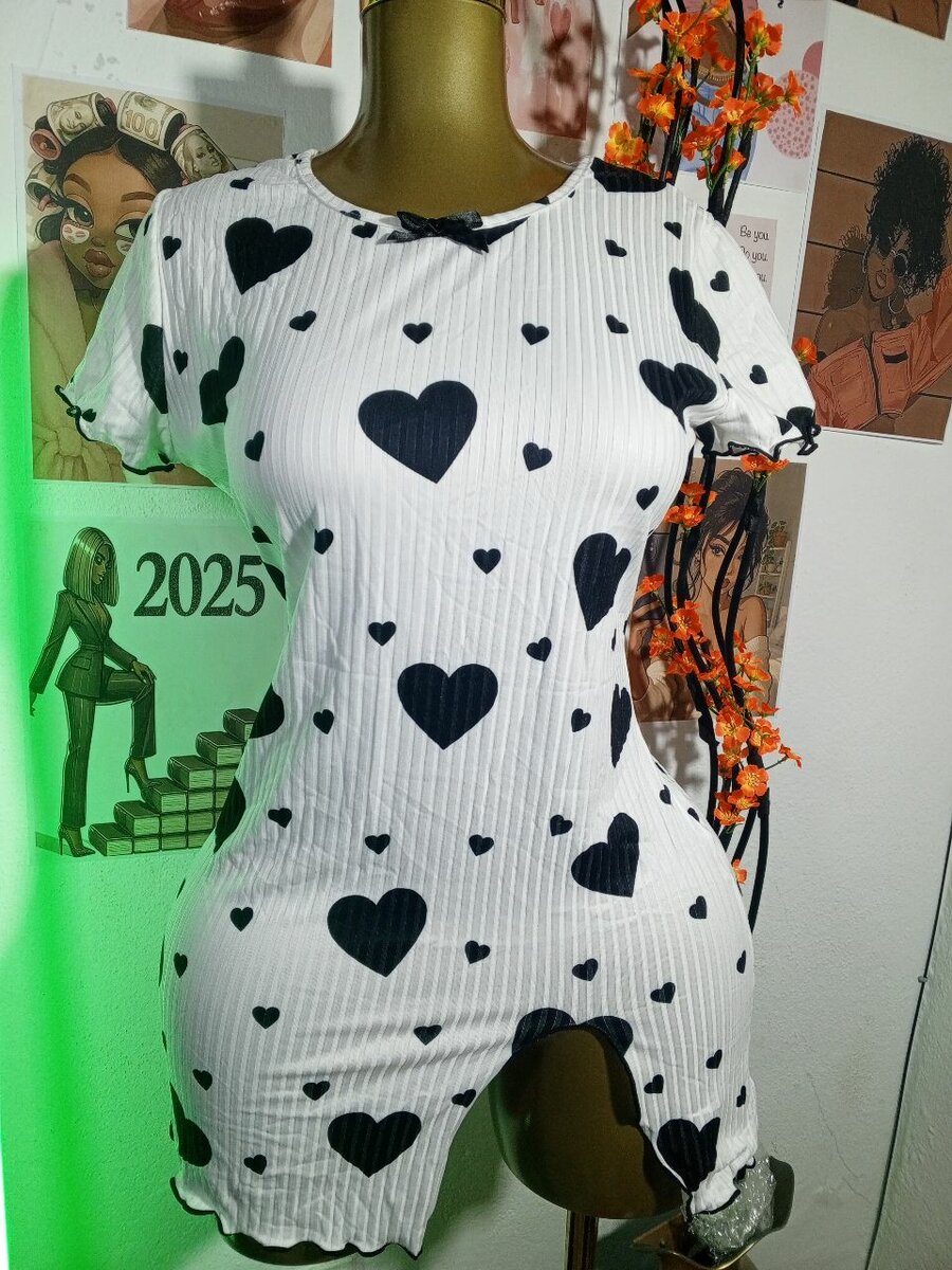 Nuisettes  imprimées cœur