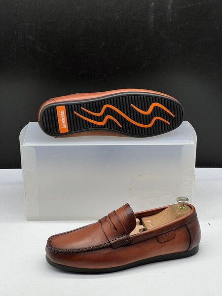 Mocassins confort en cuir