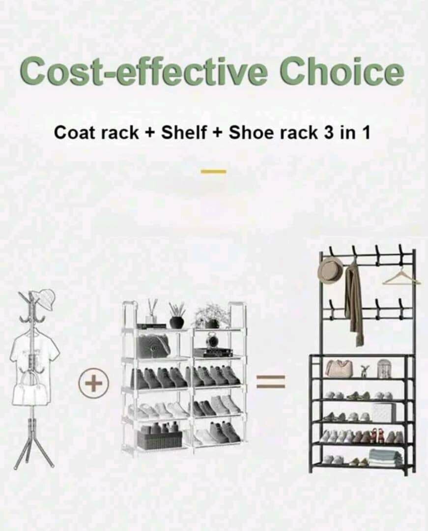 *ÉTAGÈRE DE CHAUSSURE AVEC CEINTE*