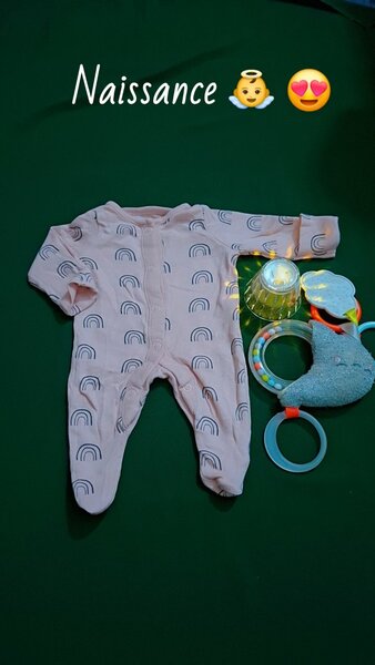 Pyjama Naissance Arc-en-ciel