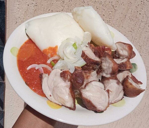 Akassa accompagné de dindon