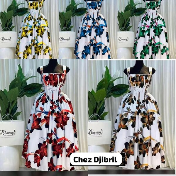 Robe Florale Bohème Élégante