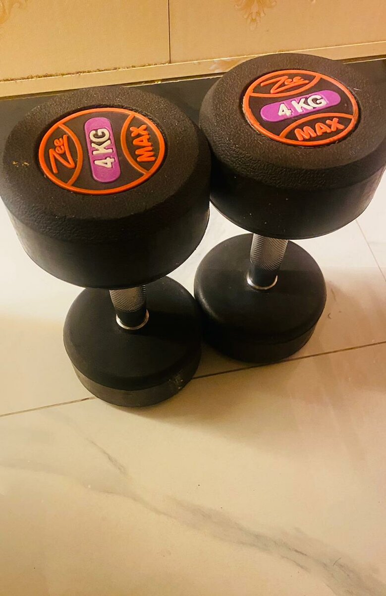 RUBBER COATED DUMBBELLS