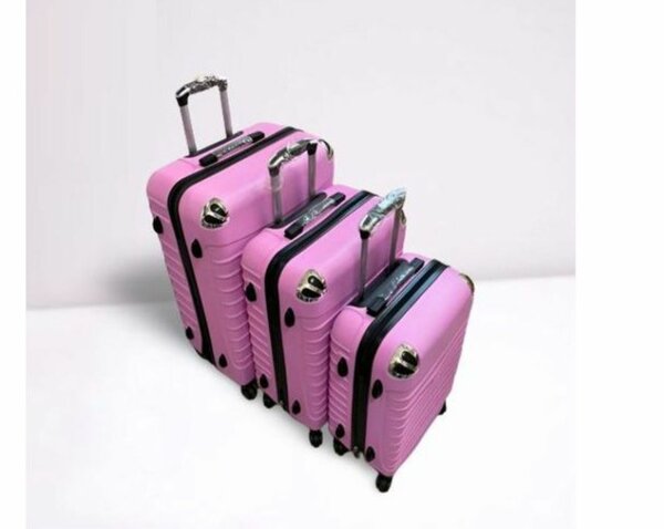 3 Valises Grand/moyen/petit En Caoutchouc