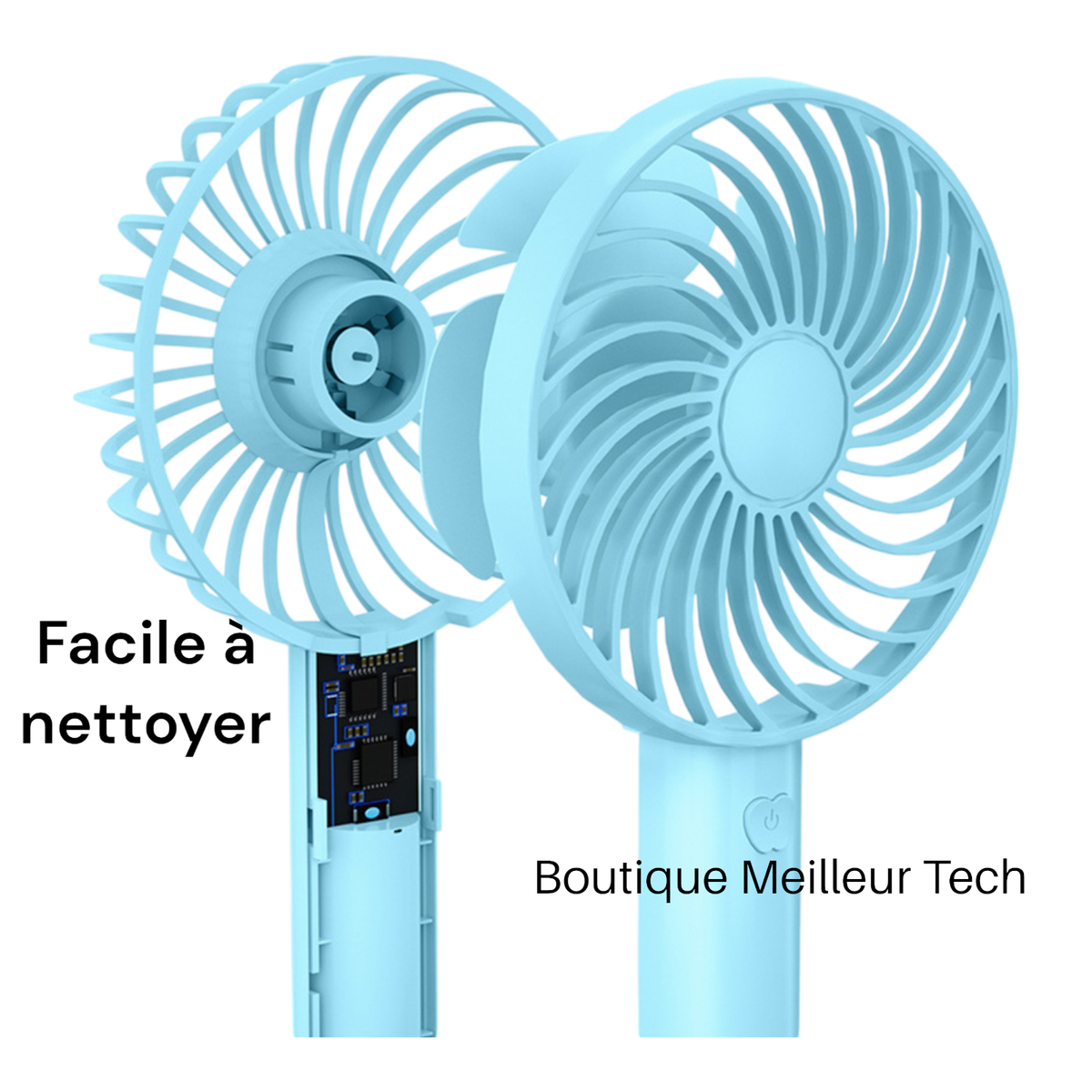 Mini Ventilateur Portable 3 vitesse - Rechargeable