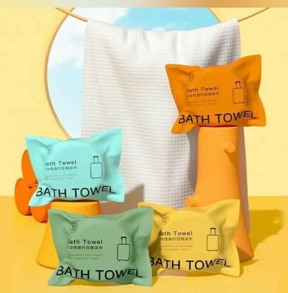 Serviette compressée