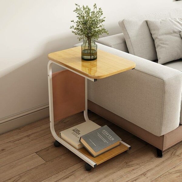 Table d'appoint avec roues