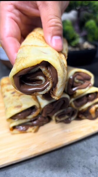Crêpes au chocolat gourmandes
