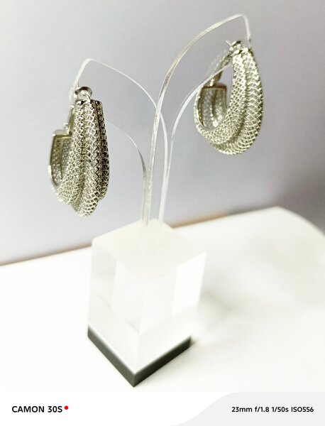 Boucles d'oreilles argent élégantes