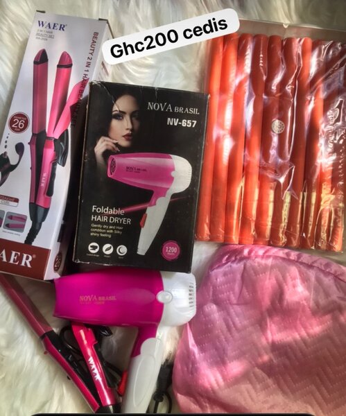 Nova straightener, dryer, electric steaming cap and bending