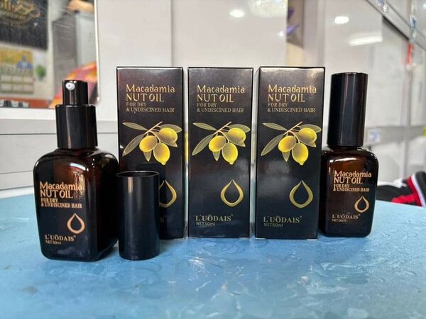 Huile de Noix de Macadamia Cheveux Secs