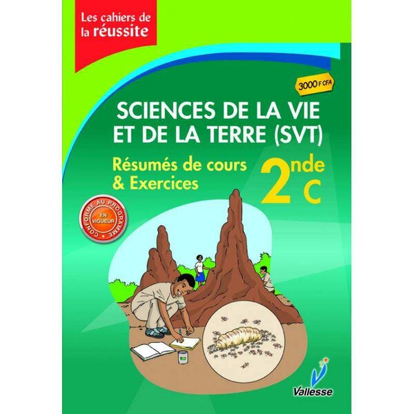Cahier Sciences de la Vie 2e